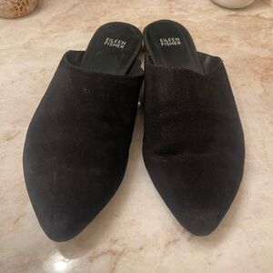 Eileen Fisher Classic Black Mules